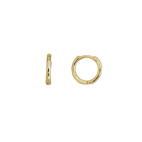 Orecchini Anellino Wavy Argento 925