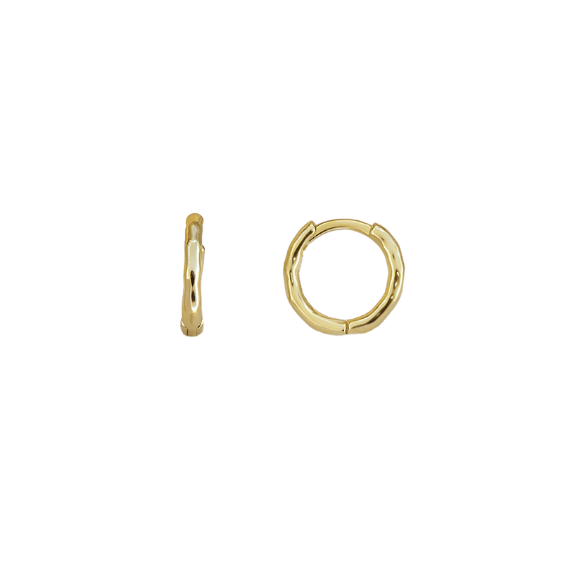 Orecchini Anellino Wavy Argento 925