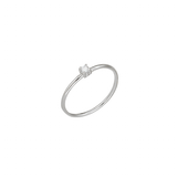 Anello Mini Solitario Argento 925 - Laei Shop