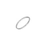Anello Fedina Martellata Argento 925 - Laei Shop