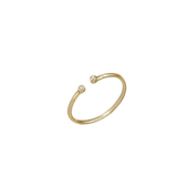 Anello double dots Argento 925 - Laei Shop