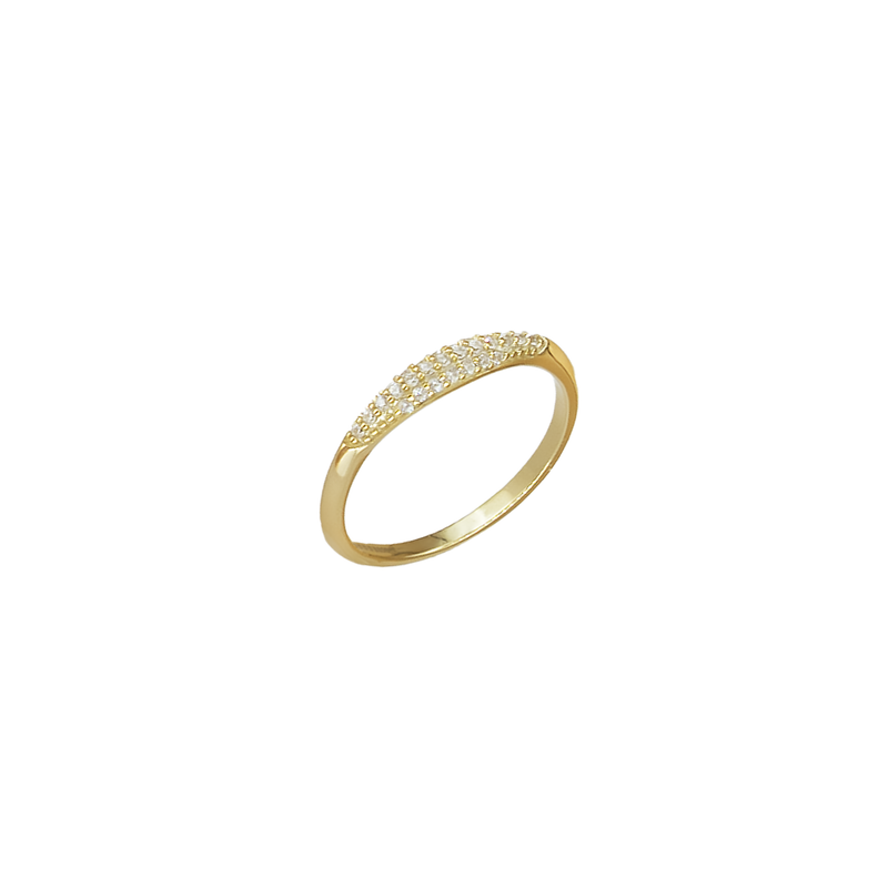 Anello Bold Pavè Argento 925