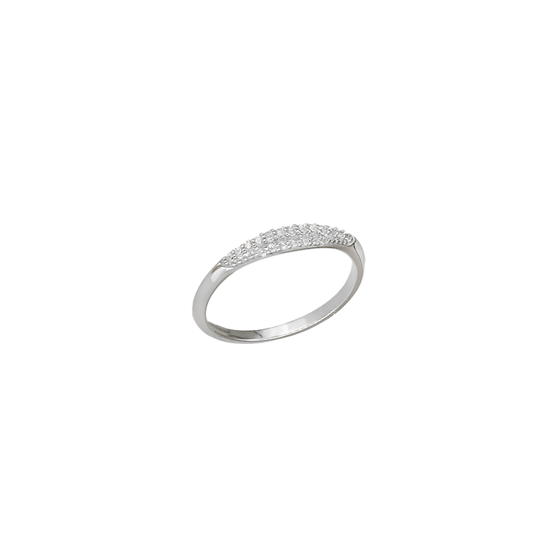 Anello Bold Pavè Argento 925
