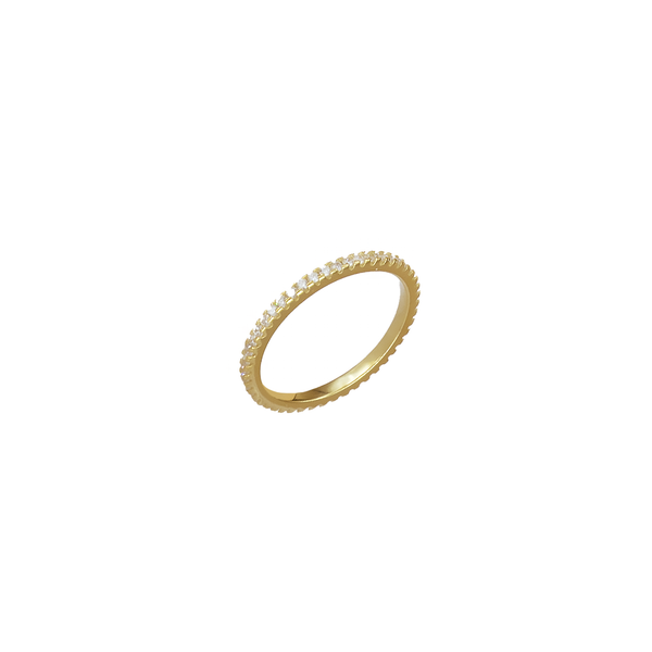 Eternity Band Ring 2mm 925 Silver
