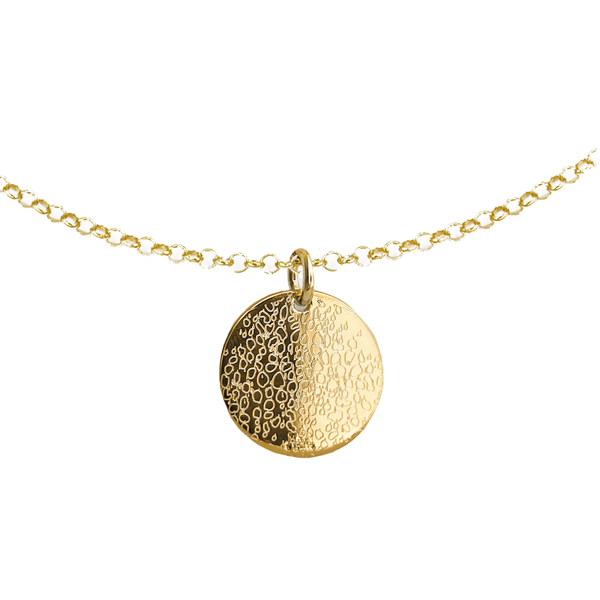 Collana Dot con Impronta Cane in Argento 925