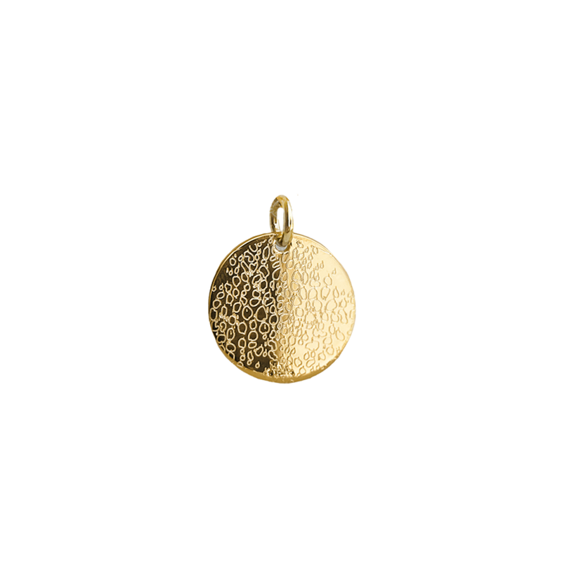 Ciondolo Dot Grande Impronta Cane oro 9kt/18kt