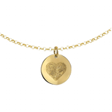 Collana Dot con Doppia Impronta Cuore in Argento 925 - Laei Shop