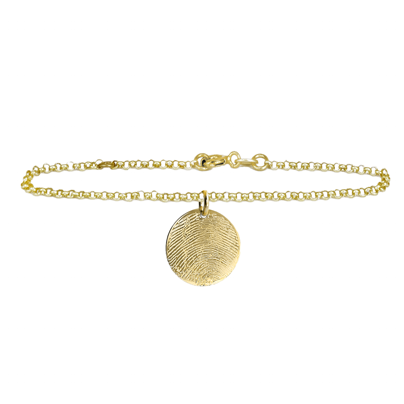 Bracciale Dot con Impronta in Argento 925 - Laei Shop
