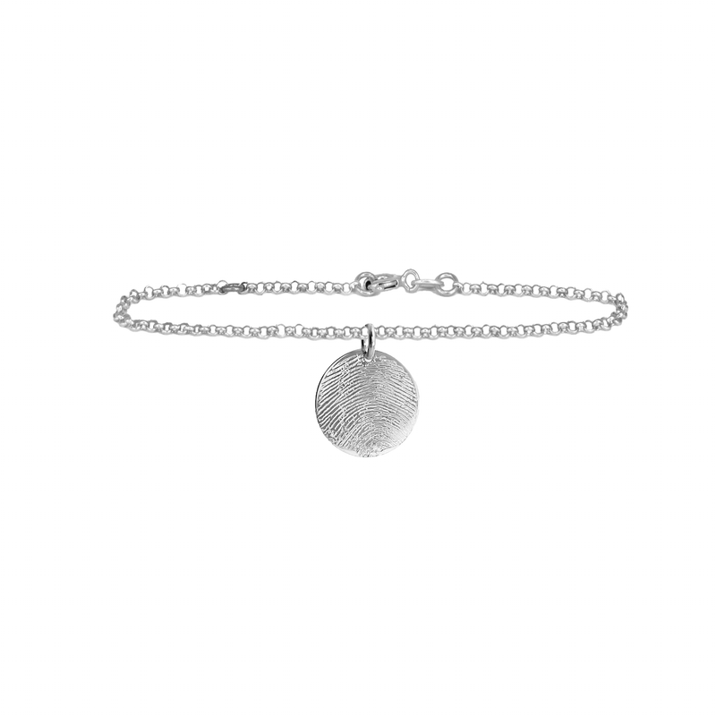 Bracciale Dot con Impronta in Argento 925 - Laei Shop