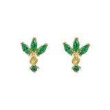 Orecchini Triple Marquise Pendente Argento 925