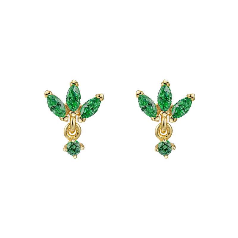 Orecchini Triple Marquise Pendente Argento 925