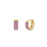 Orecchini Huggie Hoop Bold Argento 925