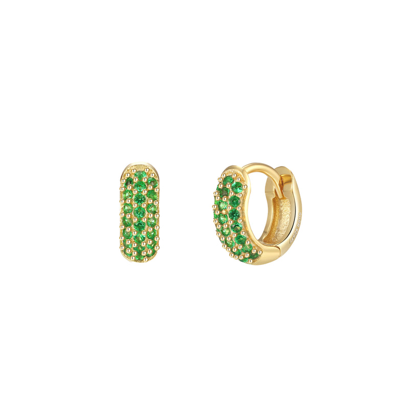 Orecchini Huggie Hoop Bold Argento 925