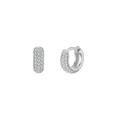 Orecchini Huggie Hoop Bold Argento 925