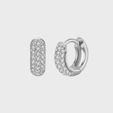 Orecchini Huggie Hoop Bold Argento 925