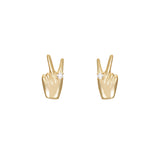 Orecchini Peace and love Argento 925 - Laei Shop
