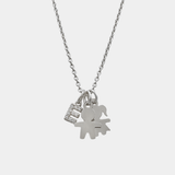 Collana Famiglia con Iniziale Lux Personalizzata in Argento 925 - Laei Shop