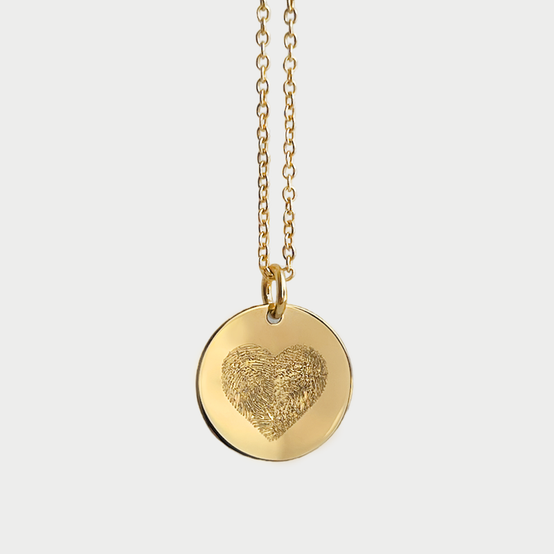 Collana Dot con Doppia Impronta in Argento 925