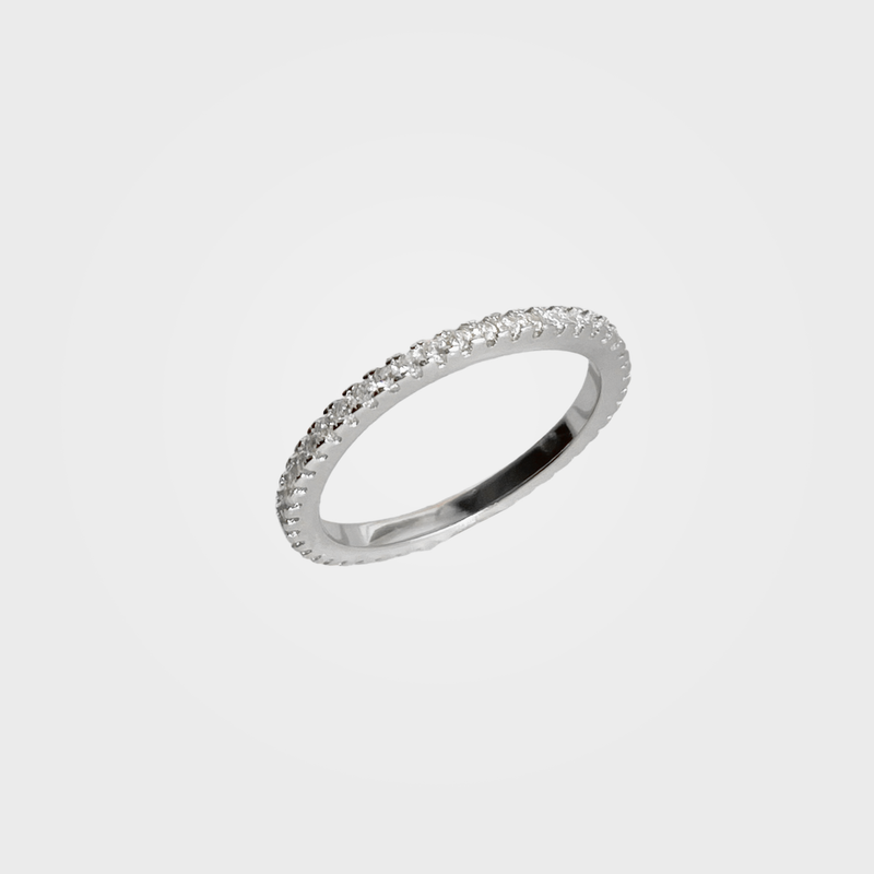 Ewigkeitsband Ring 2mm 925 Silber