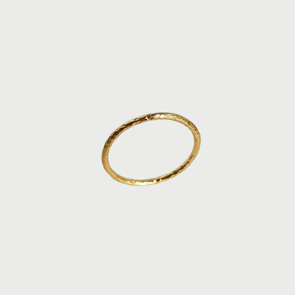 Anello Fedina Martellata Argento 925