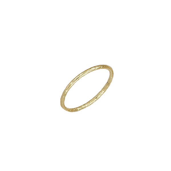 Anello Fedina Martellata Argento 925