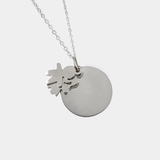 Collana Dot Famiglia  con Incisione Personalizzata in Argento 925 - Laei Shop