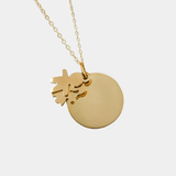 Collana Dot Famiglia  con Incisione Personalizzata in Argento 925 - Laei Shop