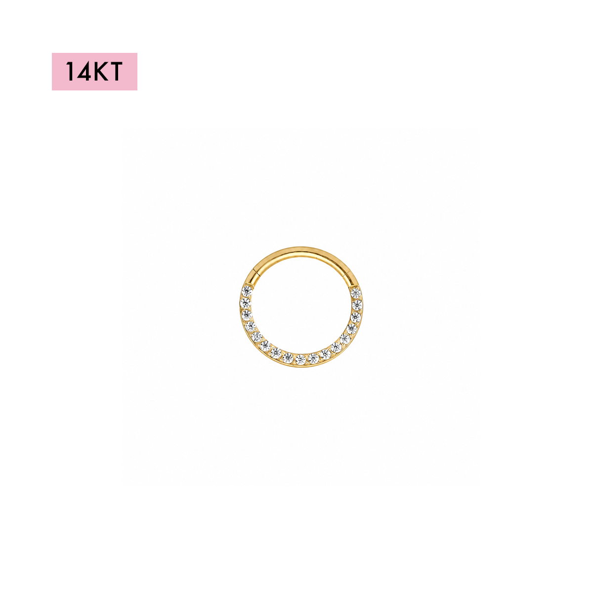 Piercing Clicker Slim Lux 14kt