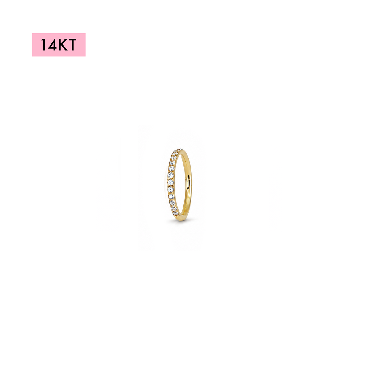 Piercing Clicker Lux 14kt