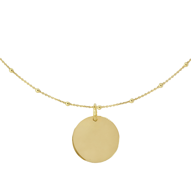 Collana Dot con Incisione Personalizzata in Argento 925 - Laei Shop
