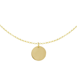 Collana Dot  Medio con Incisione Personalizzata in Argento 925