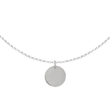 Collana Dot  Medio con Incisione Personalizzata in Argento 925