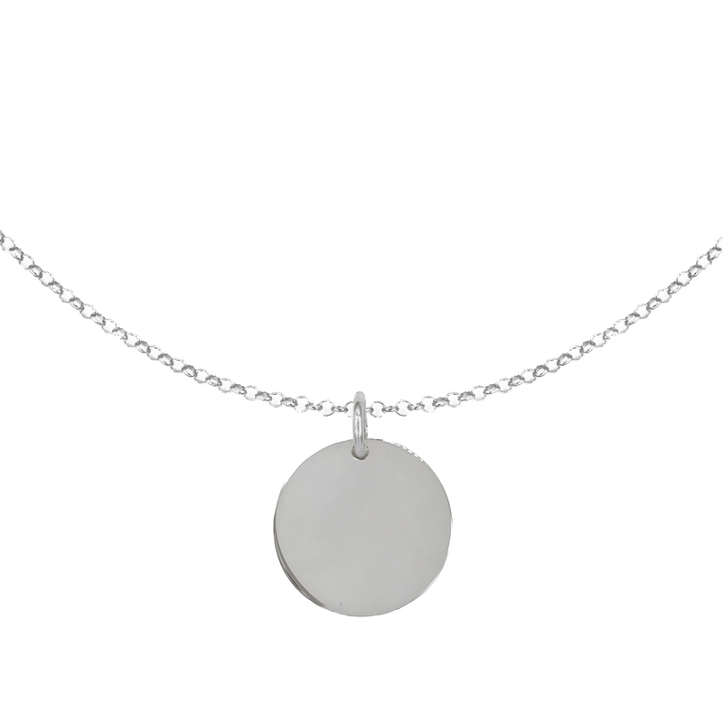 Collana Dot con Incisione Personalizzata in Argento 925 - Laei Shop