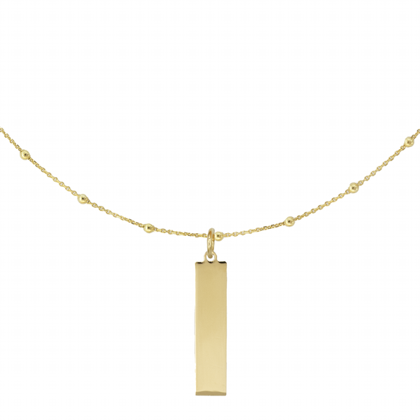 Collana Tag con Incisione Personalizzata in Argento 925