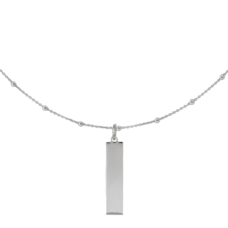 Collana Tag con Incisione Personalizzata in Argento 925