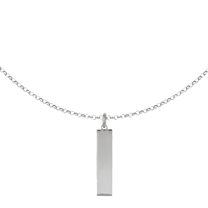 Collana Tag con Incisione Personalizzata in Argento 925