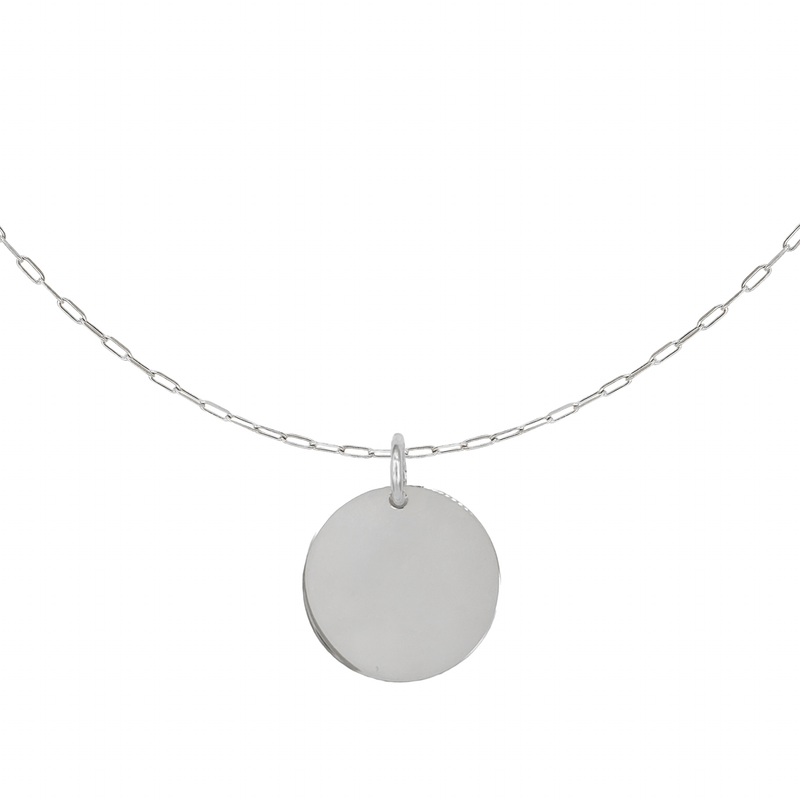 Collana Dot con Incisione Personalizzata in Argento 925 - Laei Shop