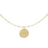 Collana Dot  Medio con Incisione Personalizzata in Argento 925