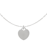 Collana Cuore con Incisione Personalizzata in Argento 925