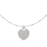 Collana Cuore con Incisione Personalizzata in Argento 925