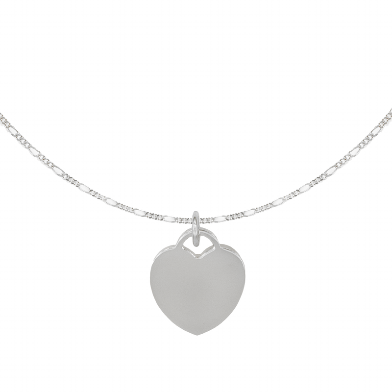 Collana Cuore con Incisione Personalizzata in Argento 925