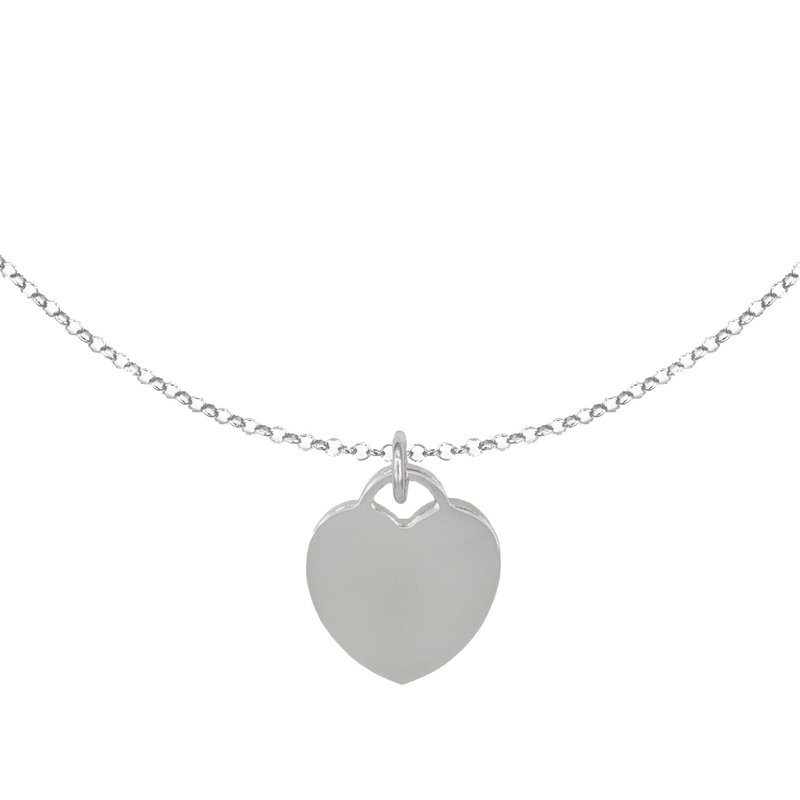 Collana Cuore con Incisione Personalizzata in Argento 925
