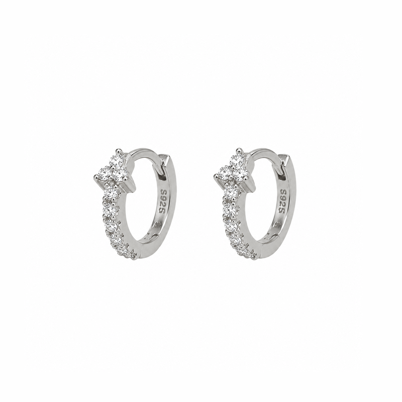 Orecchini Huggie Trio Argento 925 - Laei