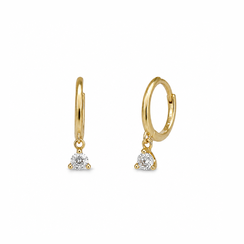 Orecchini Punto Luce Pendente Argento 925