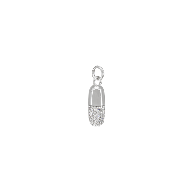 Charm Pillola in Argento 925