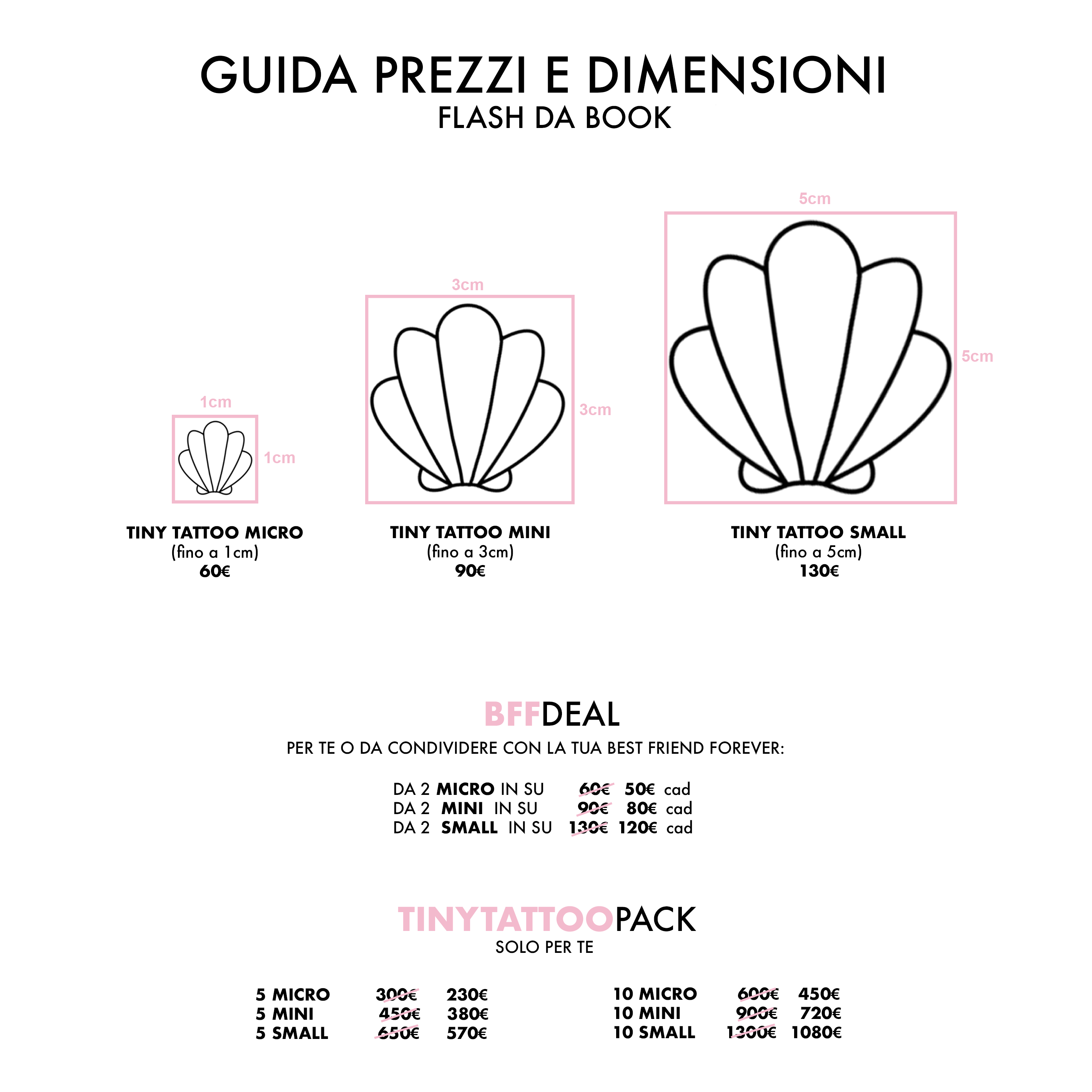 Prenota il tuo Tiny Tattoo