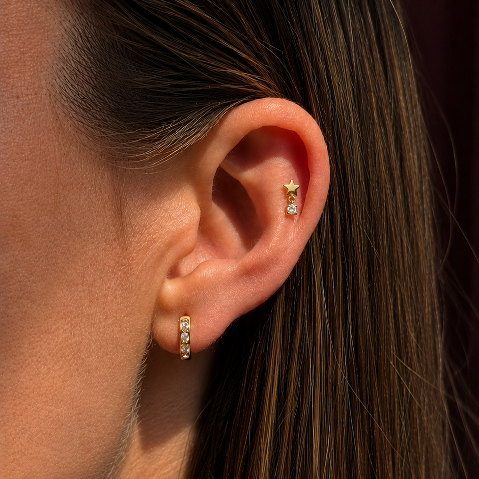 Piercing Stellina con Pendente