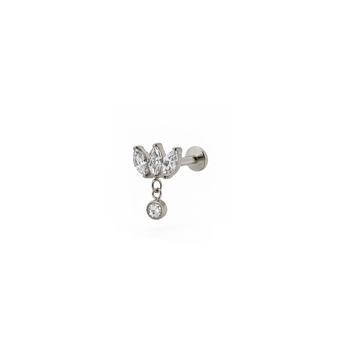 Piercing Triple Marquise con pendente - Laei