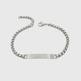 Bracciale Uomo Navy con Incisione Personalizzata - Laei Shop