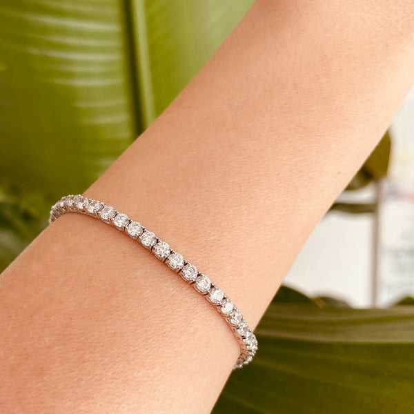 Bracciale Tennis 3mm Argento 925 - Laei Shop